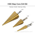 Step Cone Drill Titanium Bit Set